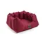 Digby and Fox Small Nest Dog Bed in Maroon