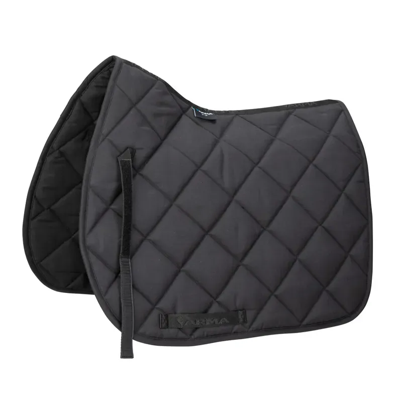 Arma Quilted Saddlecloth in Black