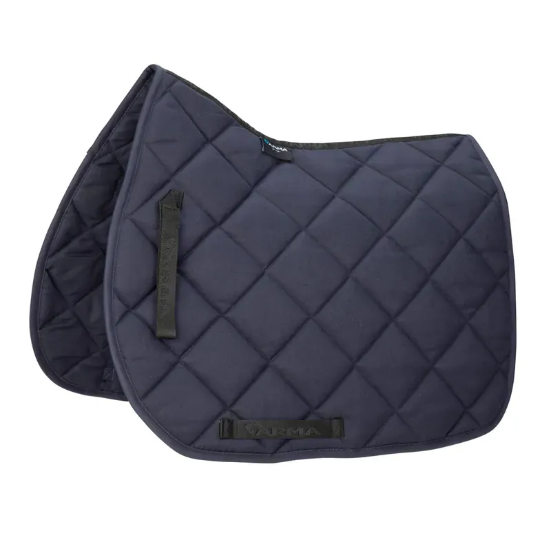 Arma Quilted Saddlecloth in Navy