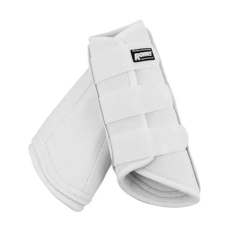 Roma Neoprene Brushing Boots - White Full
