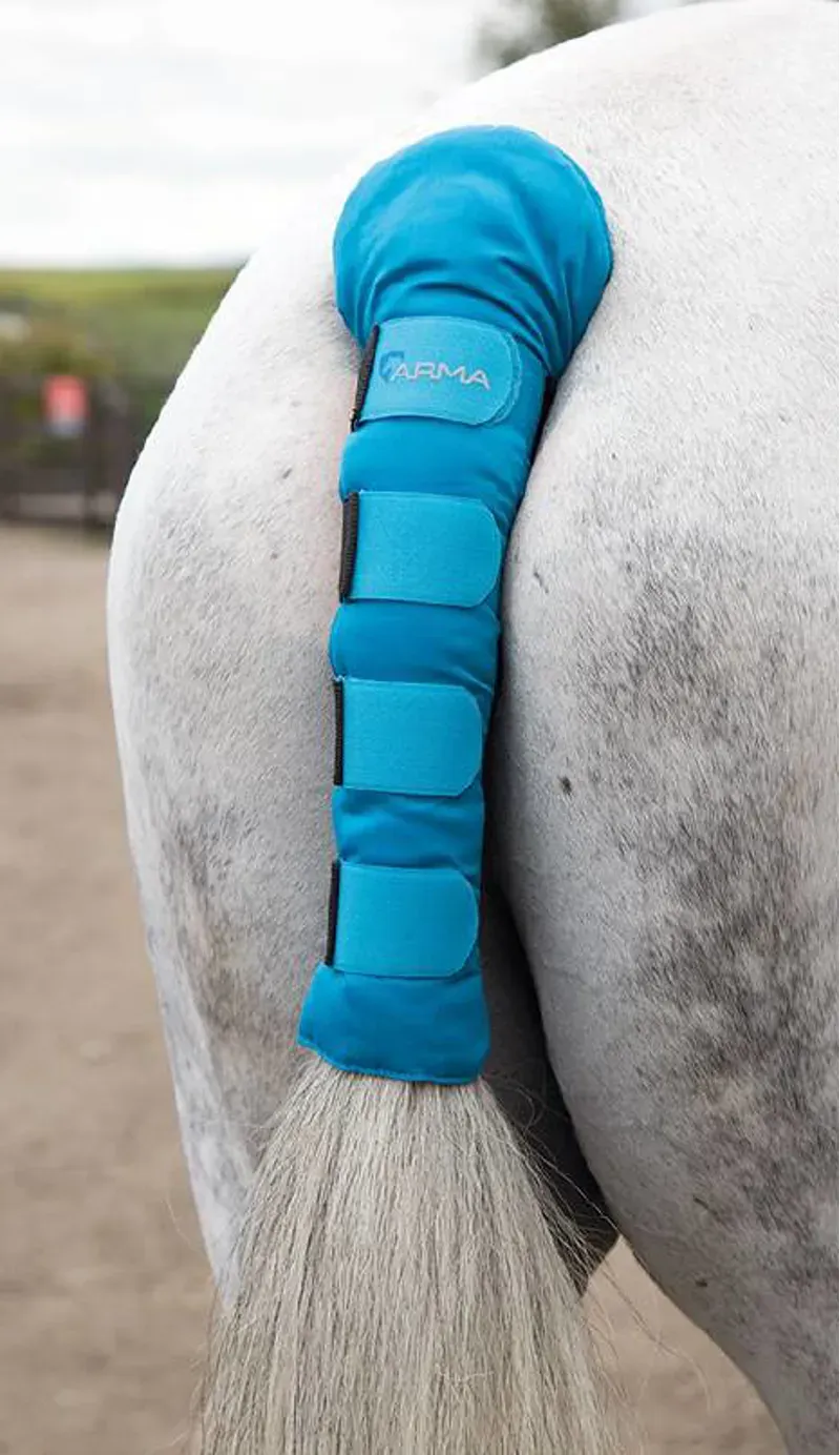 Shires Arma One Size Padded Tail Guard In Blue