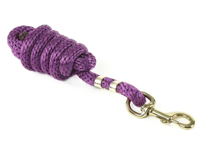 Shires 1.8 Metre Topaz Lead Rope in Purple