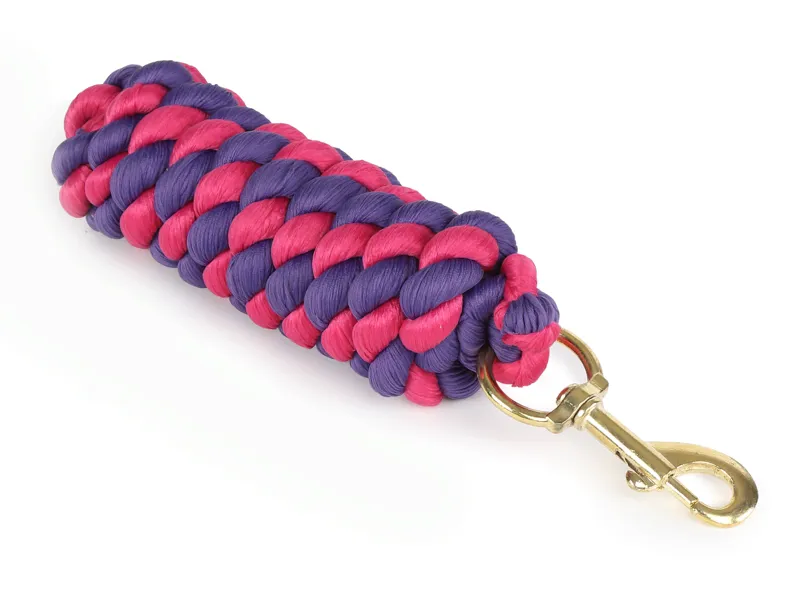 Shires Lead Rope in Pink/Purple