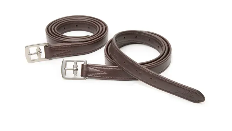 Adelfia Stirrup Leathers in Tan
