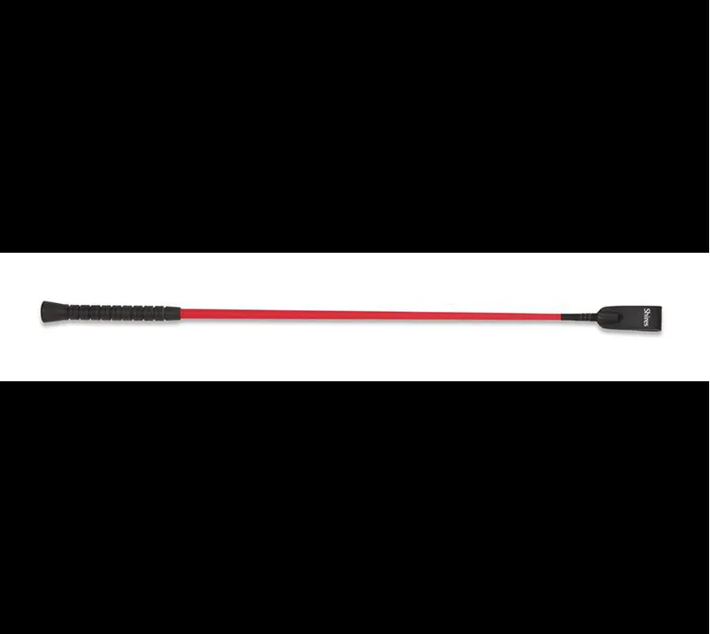 Shires 26.5 Inch Plain Stem Whip In Red