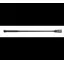 Shires 21 Inch Rubber Grip Whip In Black