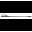 Shires Childrens 24 Inch Thread Stem Whip In Black/Raspberry