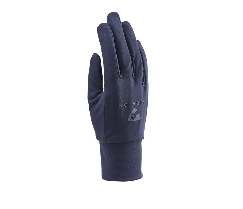 Aubrion Childs Patterson Thermo Riding Gloves in Navy