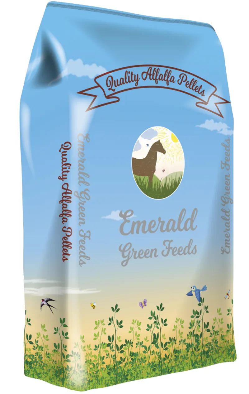 Emerald Green Alfalfa Pellets