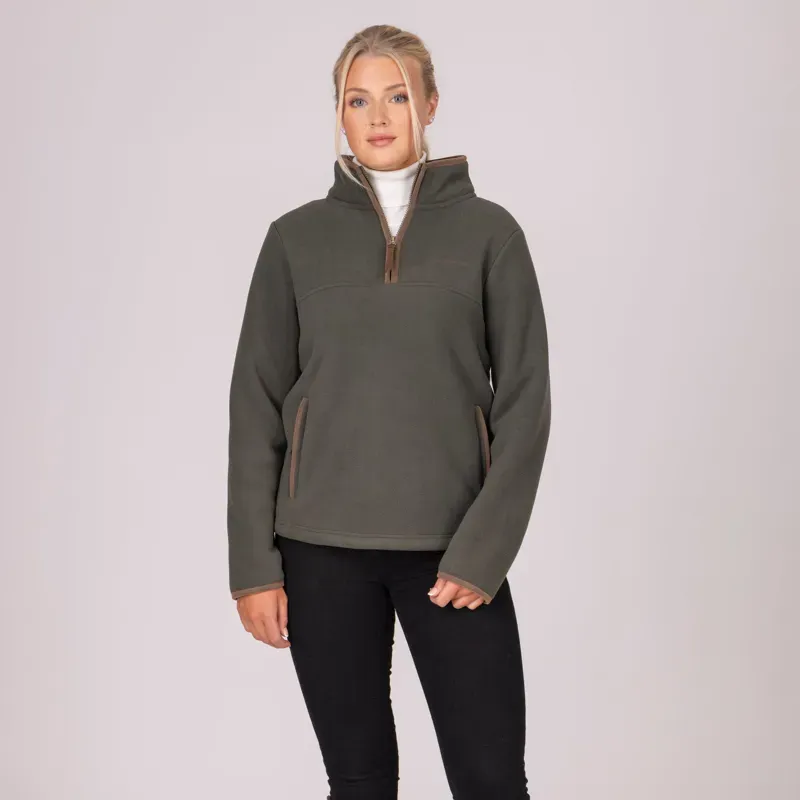 Aubrion Core Half Zip Fleece in Green