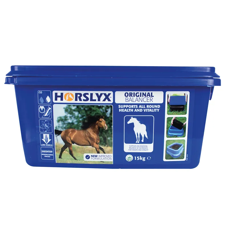 Horslyx 15kg Refill Pack Original Balancer Lick in Blue