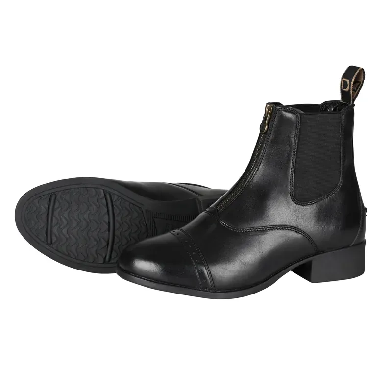 Dublin Ladies Foundation Zip Paddock Boots II in Black