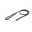 Digby and Fox Rolled Leather Dog Lead in Black