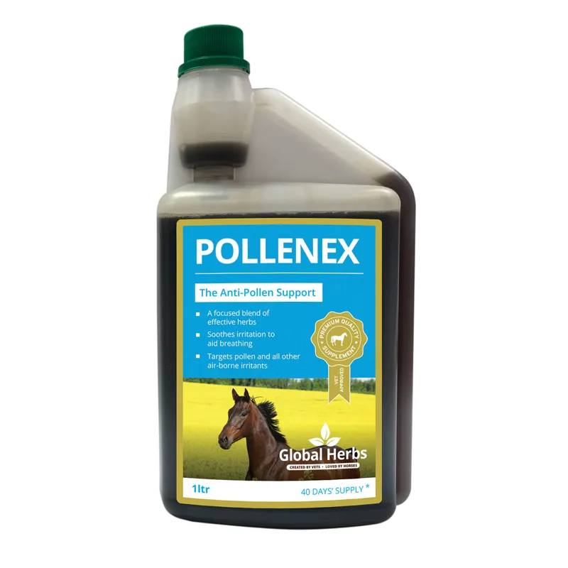 Global Herbs 1lt Pollenex Syrup in Brown