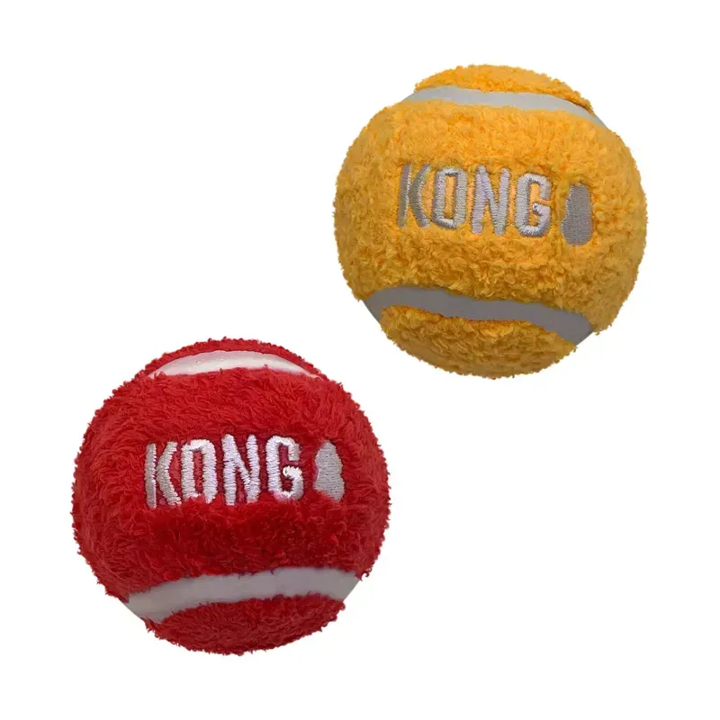 KONG Large x 2 Pack Sport Softies Balls in Assorted