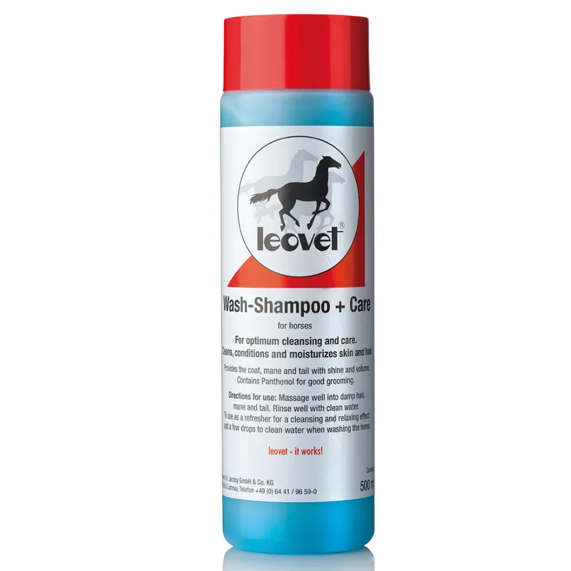 Leovet 500ml Wash Shampoo in Blue