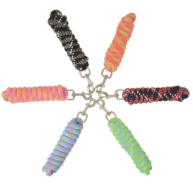 Hy Fleck Lead Rope in Hot Pink-1