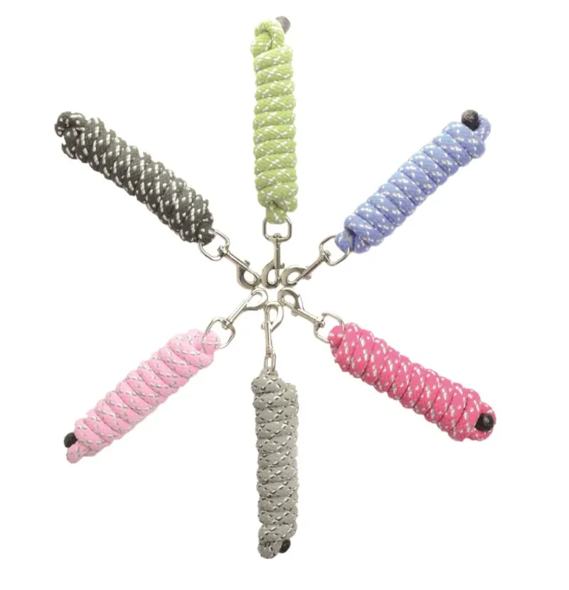 Hy Fleck Lead Rope in Hot Pink