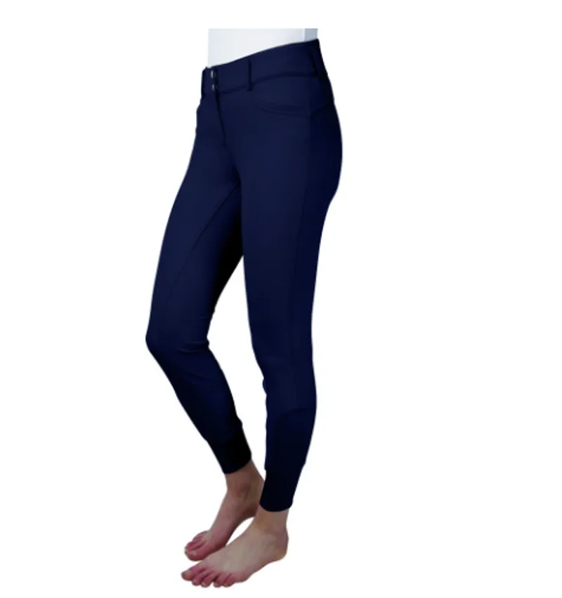 Hy Equestrian Arctic Polar Softshell Breeches in Navy