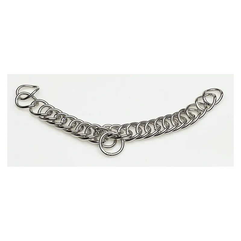 Lorina 9.5 inch Curb Chain Double Link in Silver