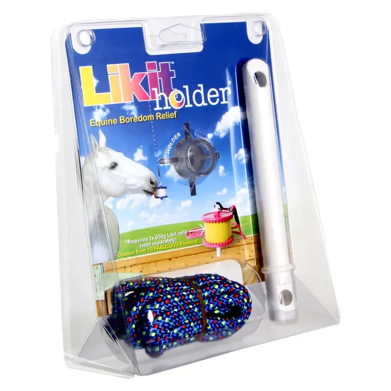 Likit Holder in Clear Glitter