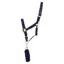 Hy Rose Gold Head Collar And Lead Rope in Navy/Rose Gold