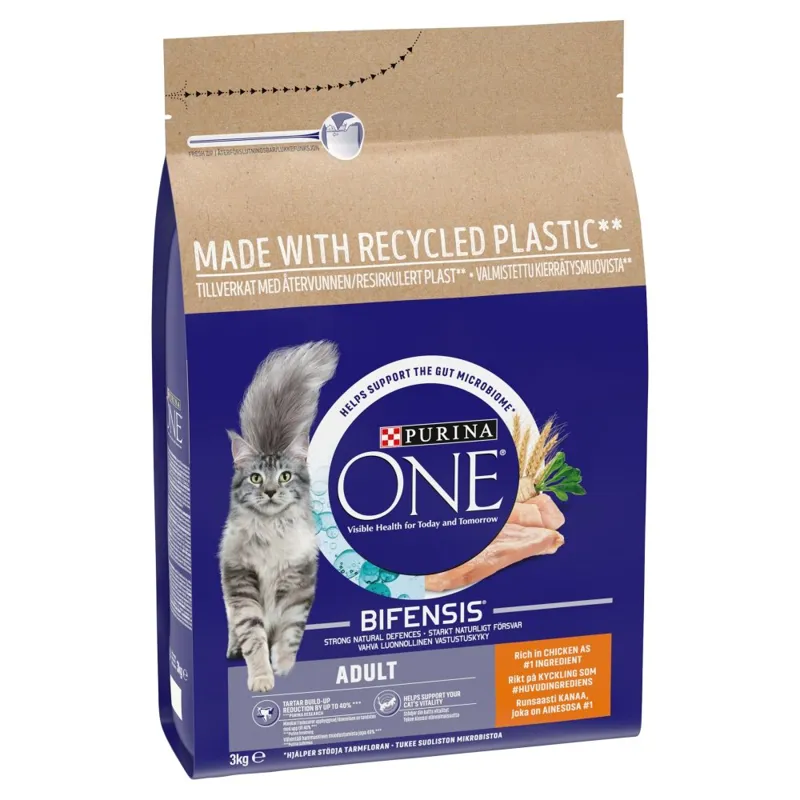 Purina One Adult Cat Chicken Wholegrain 3kg