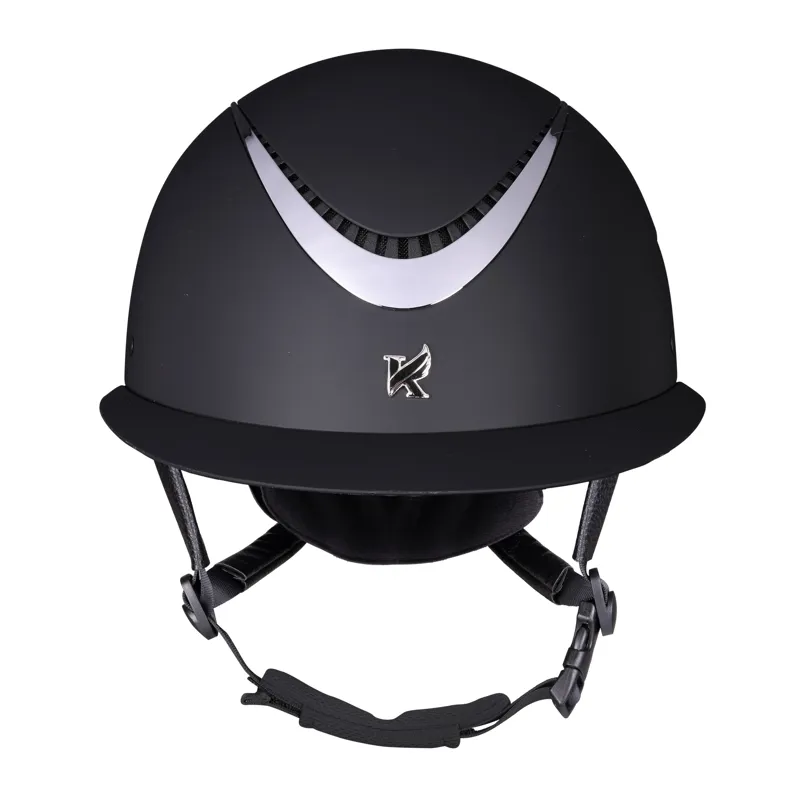 Karben Elisa Ellipse Riding Hat BLACK/SILVER 55-57cm