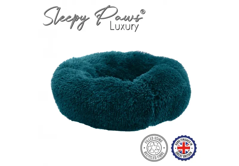 Ancol Plush Donut Bed 50cm - Teal