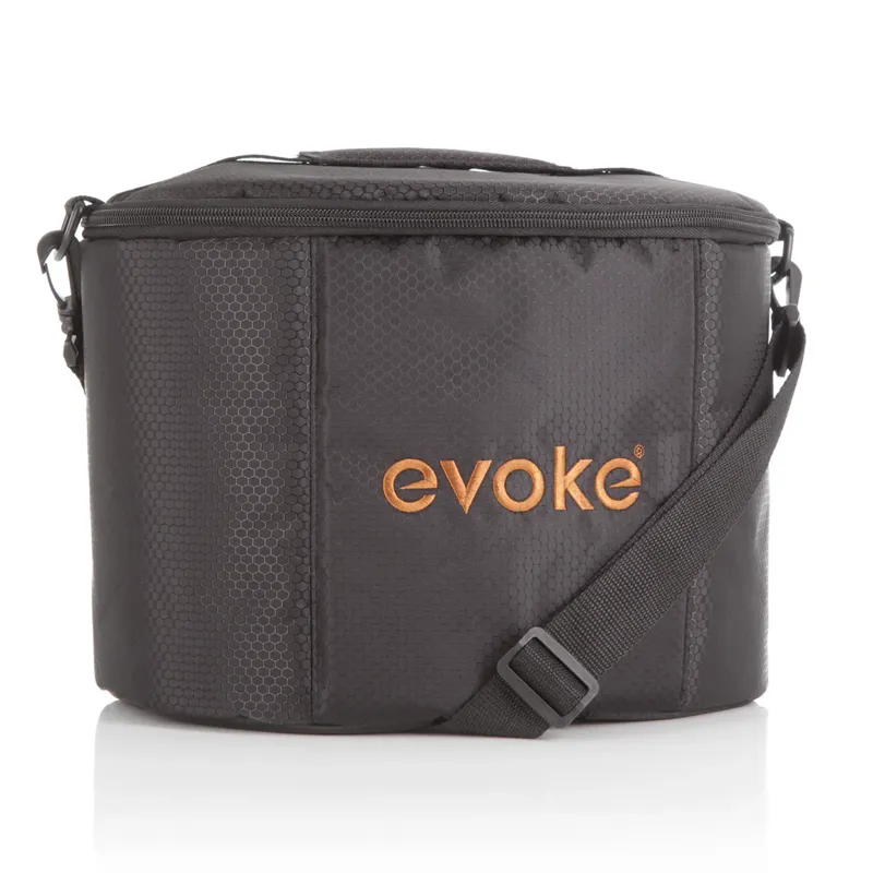 Evoke Embroidered Padded Helmet Bag Black