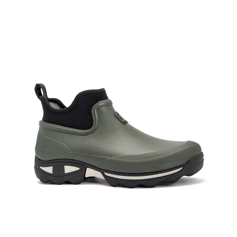 Rouchette Clean Lady Ankle Boot - Khaki