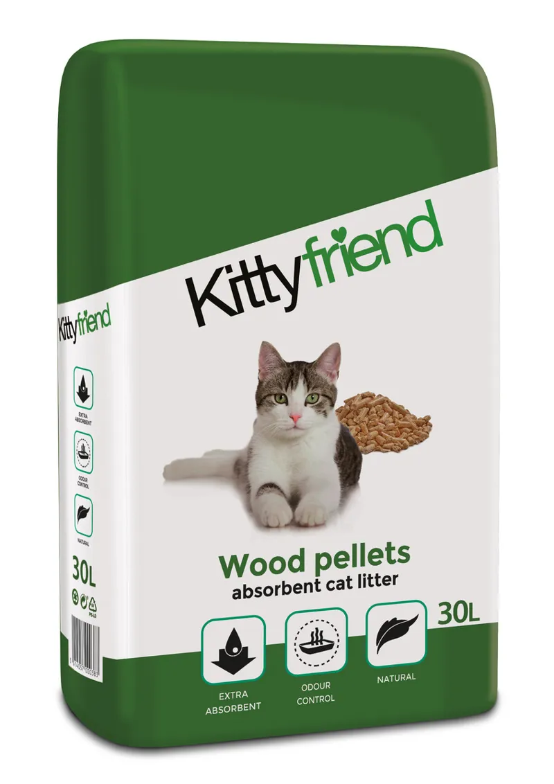KItty Friend Wood Cat Litter 30L