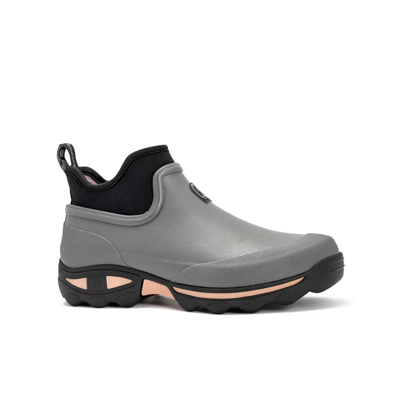 Rouchette Clean Lady Ankle Boot - Grey