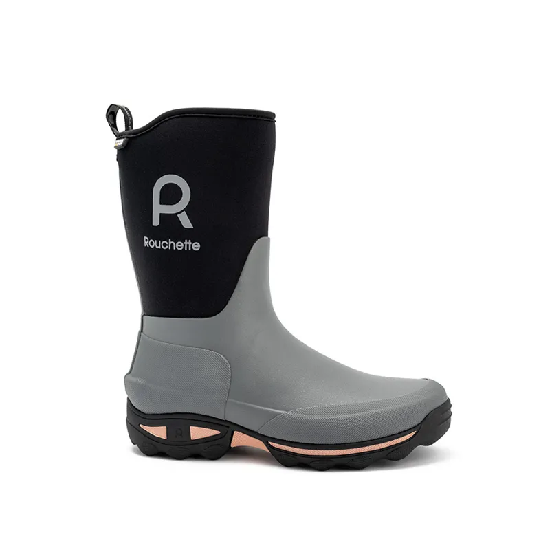 Rouchette Clean Lady Garden Half Boot - Grey