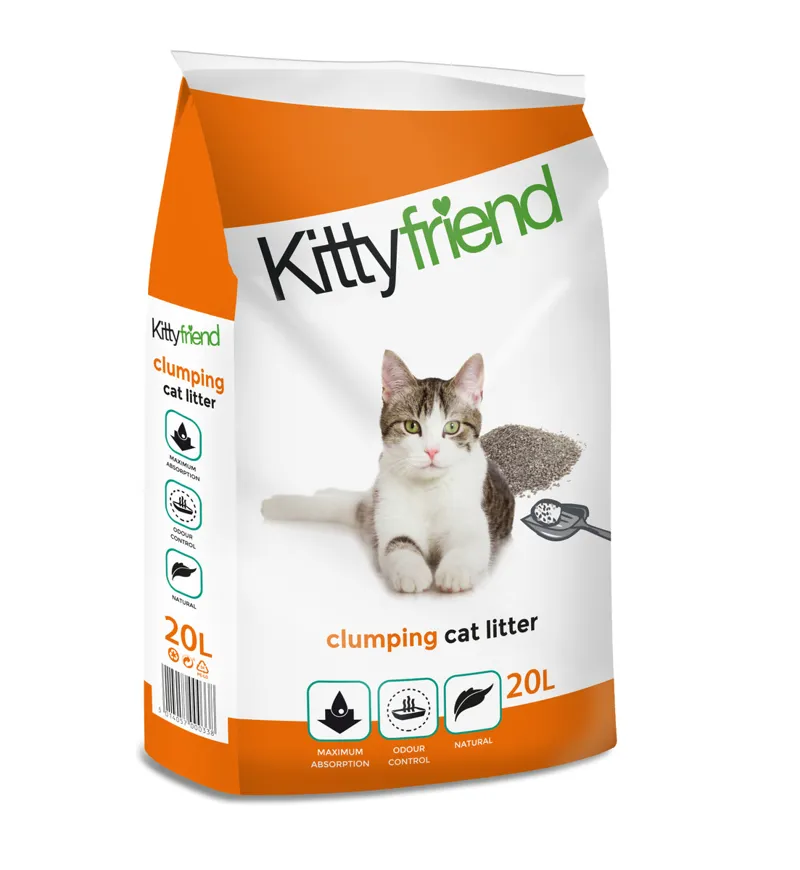 Kitty Friend Clumping Cat Litter 30L