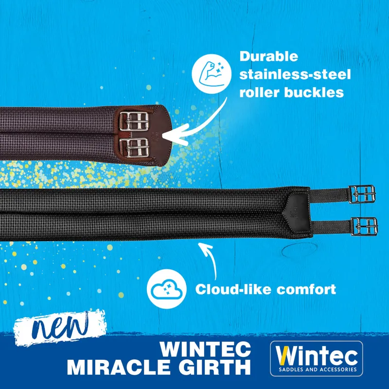 Wintec Miracle Girth Brown-4