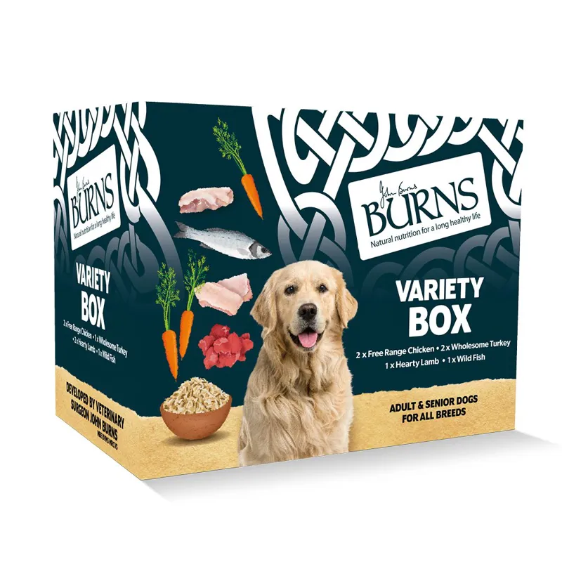Burns Dog Trays Variety Pack 6x395g