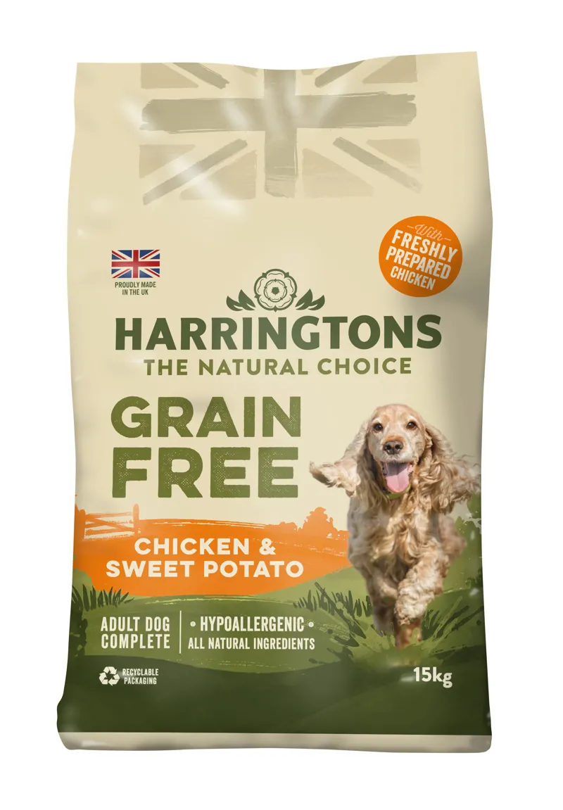 Harringtons Dog Grain Free Chicken and Sweet Potato
