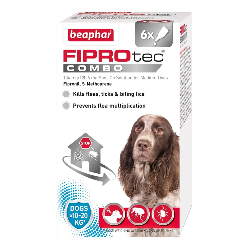 Beaphar FIPROtec Med Dog 1 pipette x 6