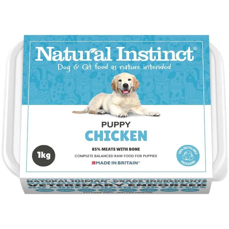  Natural Instinct Puppy Chicken 2 x 500g