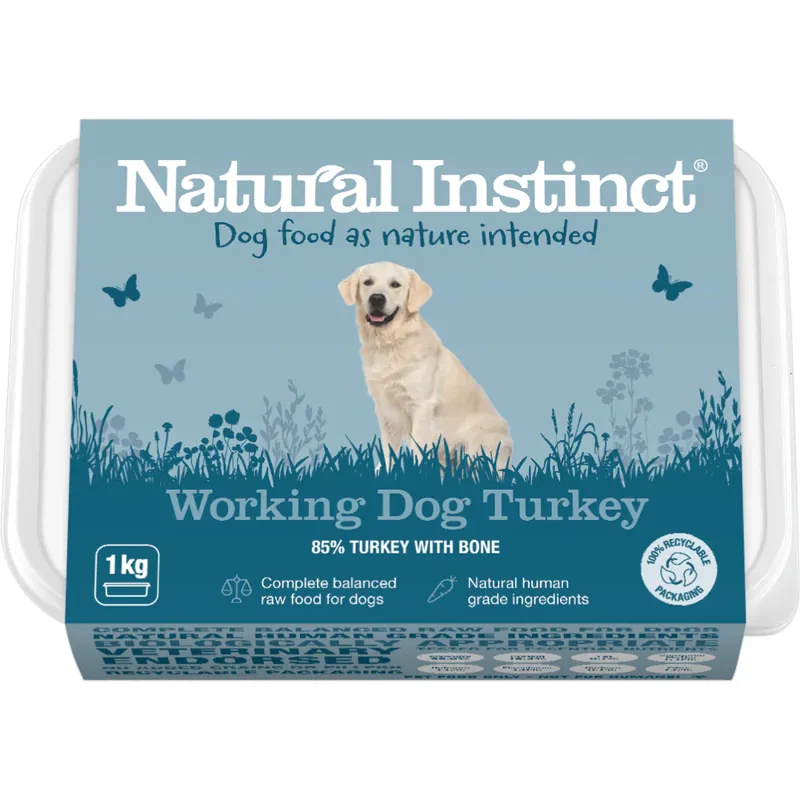 Natural Instinct Working Dog Turkey 1kg