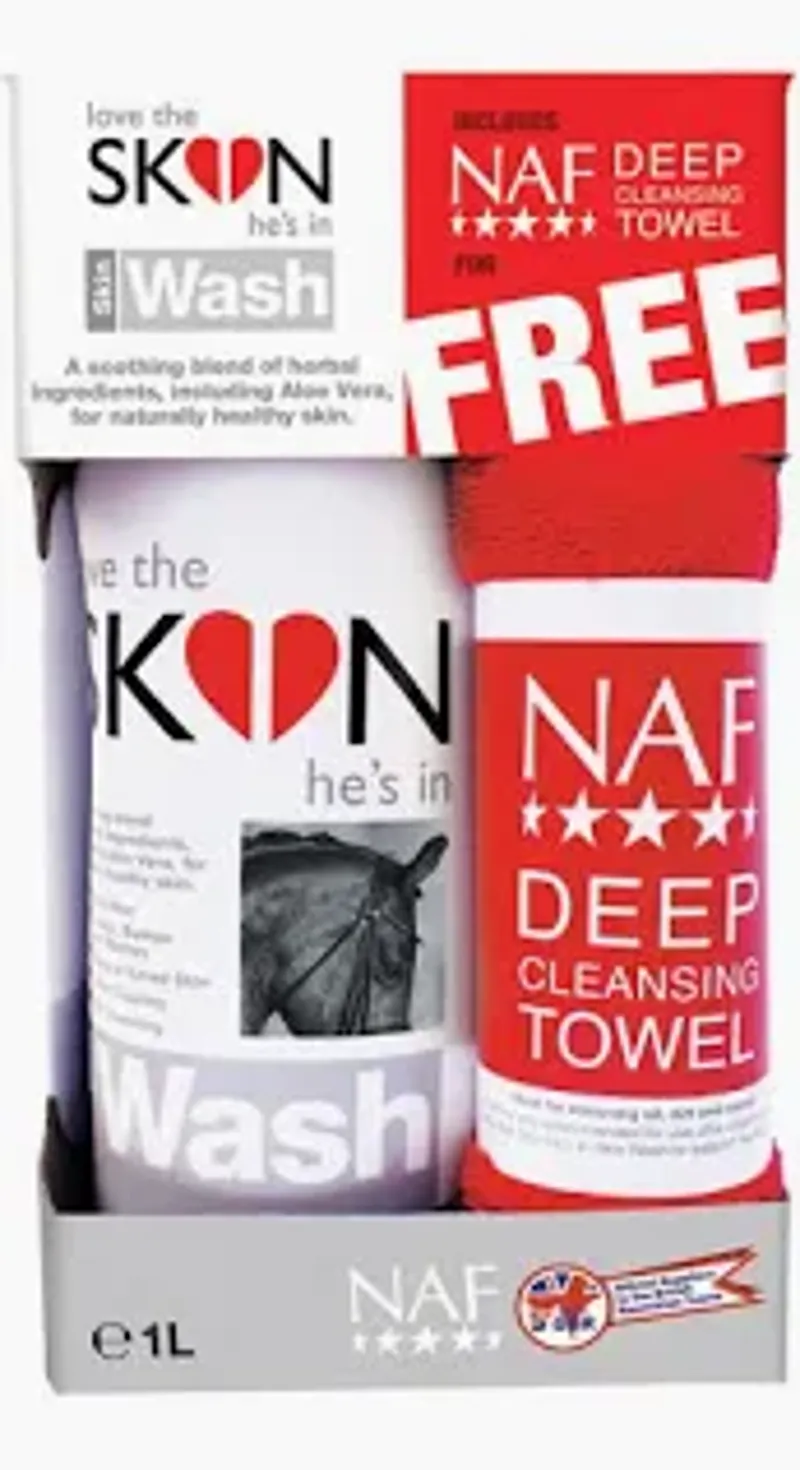 NAF Skin Wash and Free Towel 1L