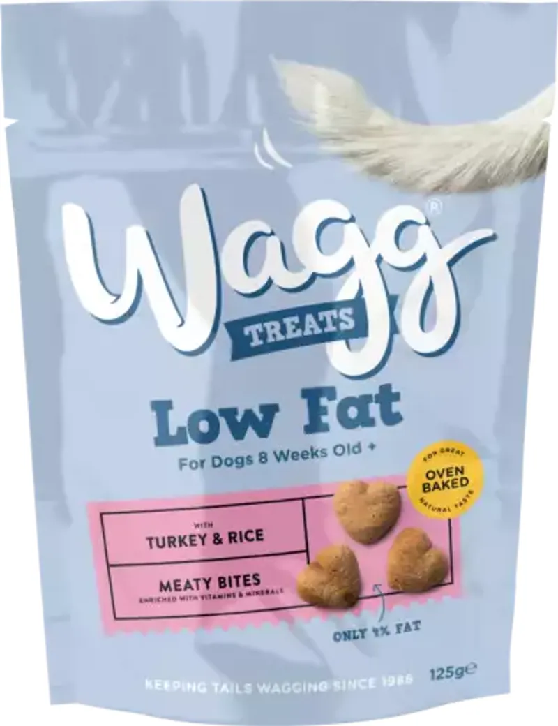 Wagg Low Fat Treats Turkey and Rice 